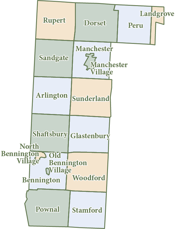 Bennington Regional Commission Map
